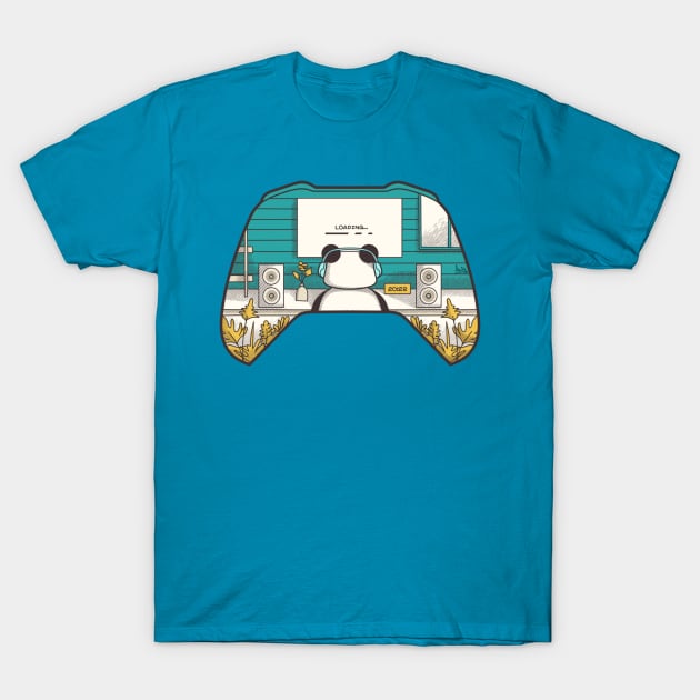 Console Joystick T-Shirt by Alsiqcreativeart